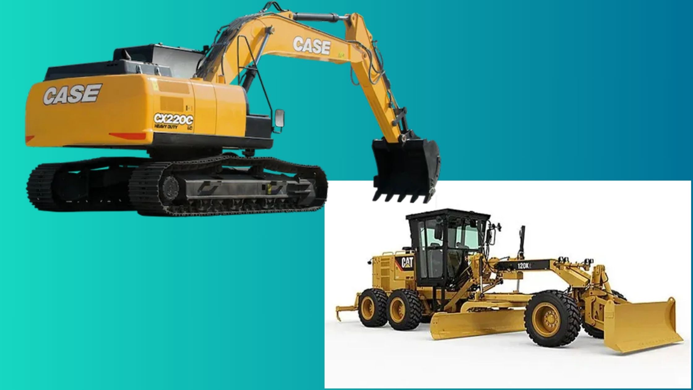 Case and Caterpillar Leaders in Heavy Construction