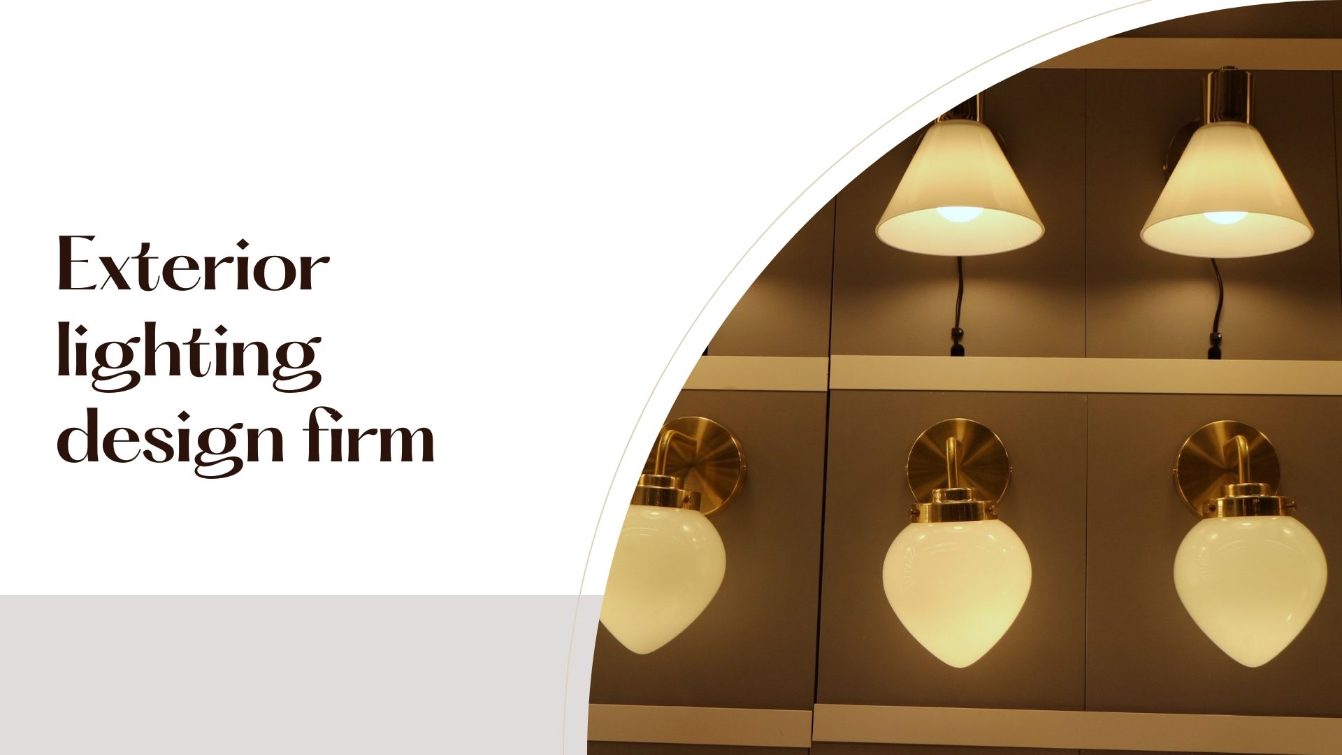 Exterior lighting design firm