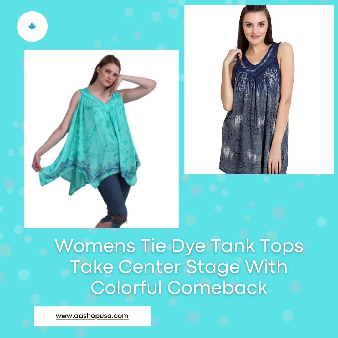 Womens Tie Dye Tank Tops Take Center Stage With Colorful Comeback