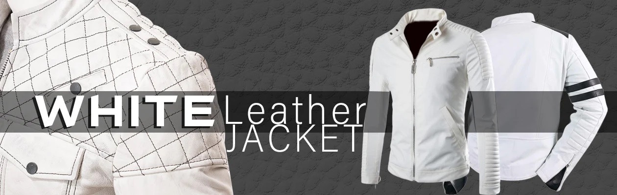 White Leather Jacket - Image by The Genuine Leather