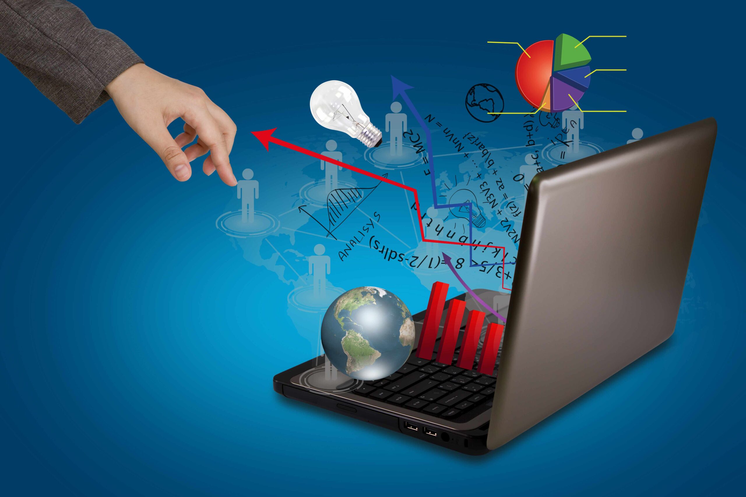 hand-near-laptop-that-expels-graphics-arrows-compressed