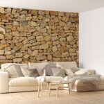 Elevate Your Walls with Brick Design Wallpaper: Blue, Stacked Stones, Exposed Brick, Vintage, and Pastel Designs